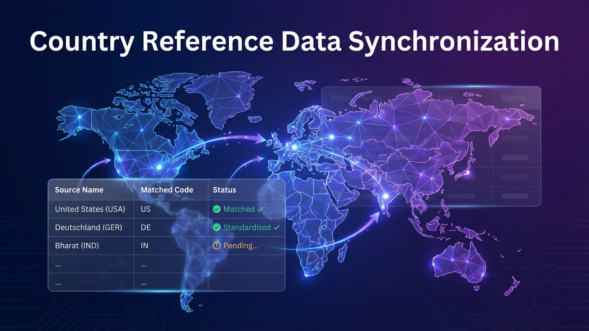 Country Reference Data Synchronization